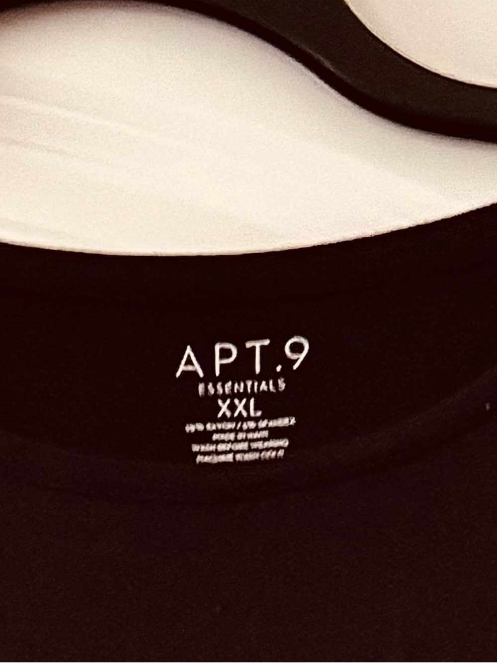 Apt. 9 Black Long Sleeve Tee